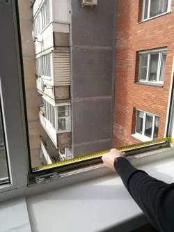 как измерить высоту москитной сетки